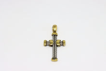  Yellow and White Gold Cross