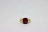 Gold Ring with ruby