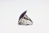 Silver Ring with Amethyst