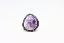  Silver Ring with Amethyst