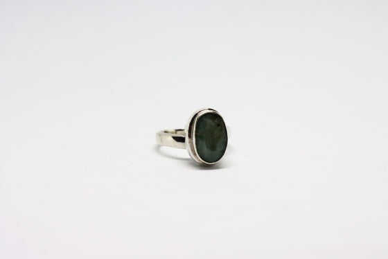 Silver Ring with gemstone