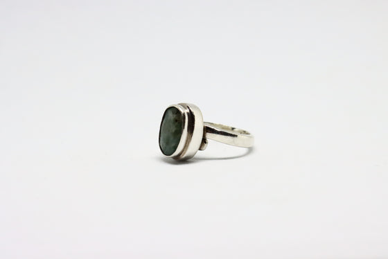 Silver Ring with gemstone