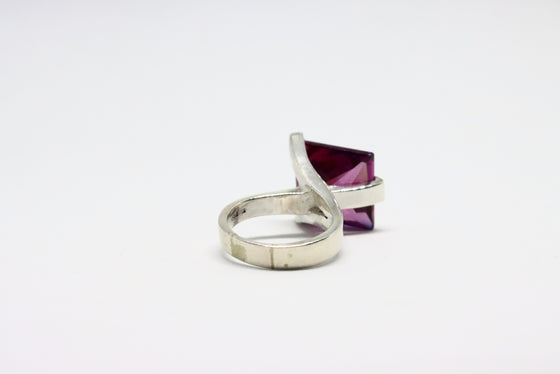 Silver Ring with gemstone