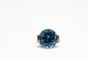 Silver Ring with blue stone