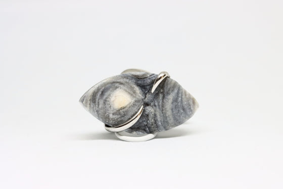 Silver Ring with gemstone