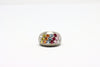 Silver Mad Ring with gemstones