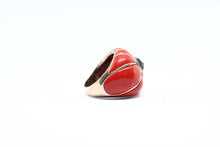  Silver Gold Plated Ring with gemstones