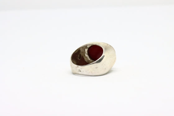 Silver Ring with gemstone