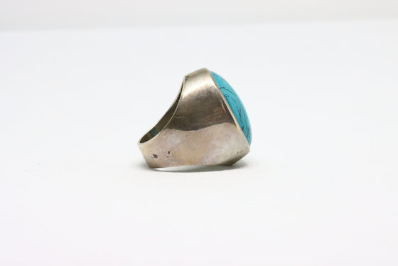 Silver Ring with turquoise