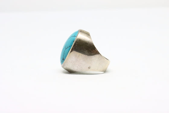 Silver Ring with turquoise