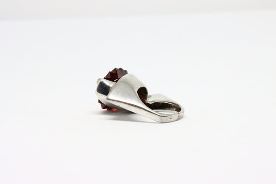 Silver Ring with gemstone