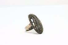  Silver Ring with Marcasite