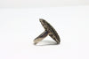 Silver Ring with Marcasite