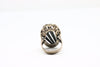 Silver Ring with Marcasite