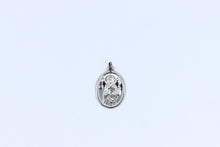  White Gold Charm Oval Agios Rafael