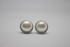 Silver Earring with pearl and zircons