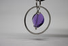 Silver Earring with amethyst