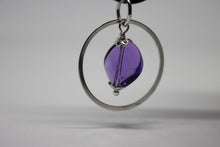  Silver Earring with amethyst