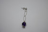 Silver Earring with amethyst