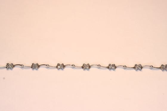 White Gold Tennis Bracelet with diamonds